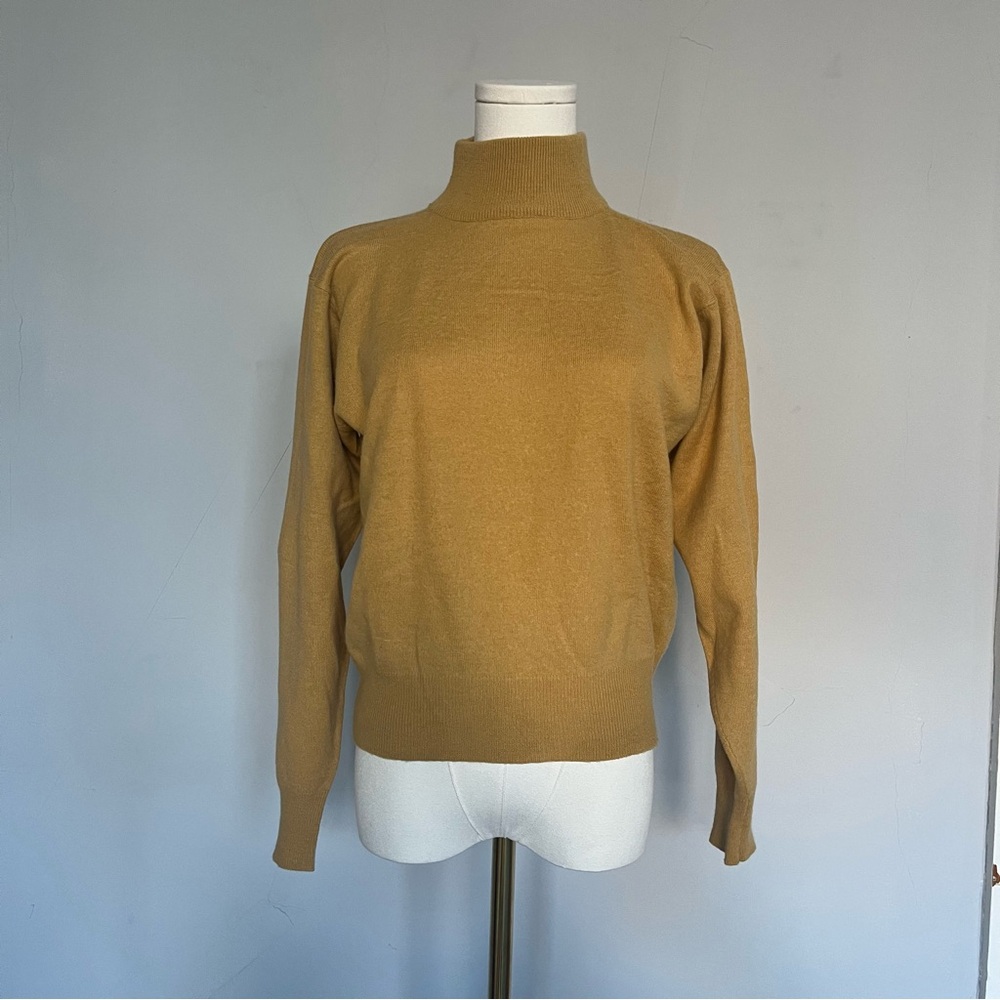 Vintage Gantos Camel Turtleneck